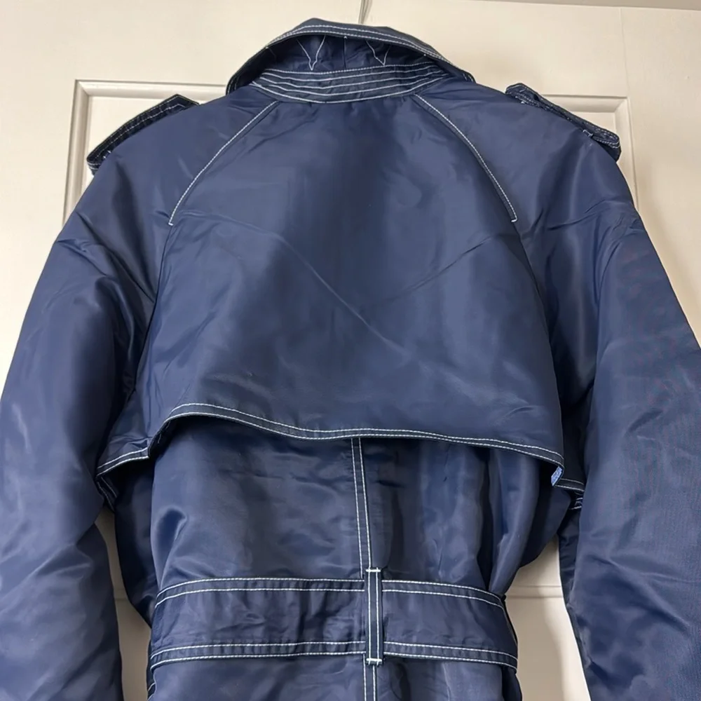 J.Crew Relaxed trench coat in lightweight shiny nylon CD420